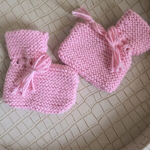 Handmade Baby Pink Kids Socks